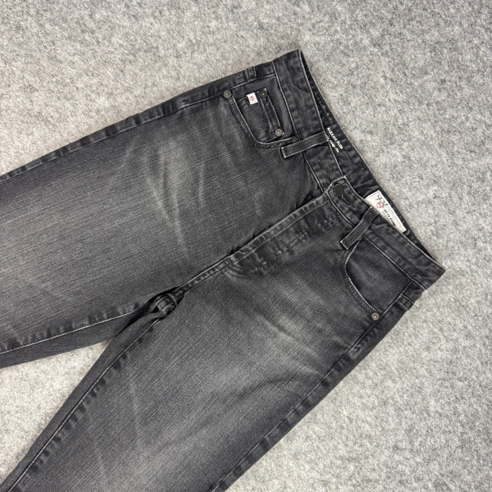 AG Adriano Goldschmied Alexxis Slim High Rise Vintage Slim Jeans Black‎ 27R 1224
